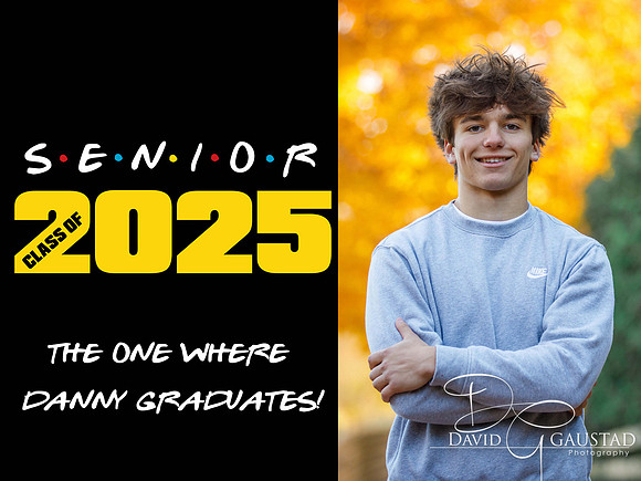 #13 Senior Friends Lawn Sign Photo Sign - $30