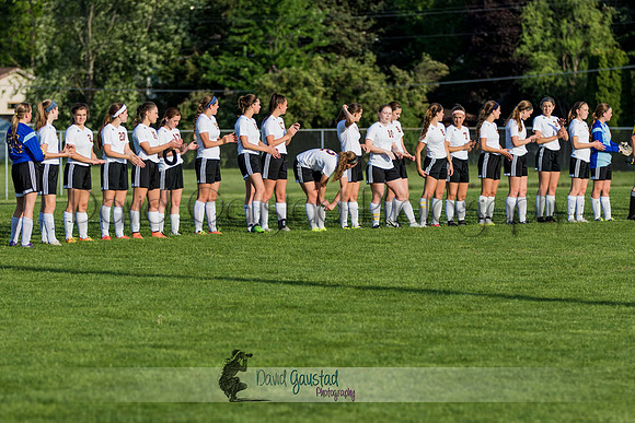 DeForest varsity girls soccer vs Lodi 5/24/2016